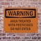 Signmission Treated With Pesticides Do Not Enter OSHA Warning Sign, Plastic, 10in W x 7in L, 2PK OS-2PACK-WS-P-710-L-12438 - alternate 6